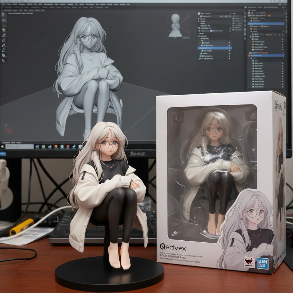 Advanced figurine examples with environmental storytelling